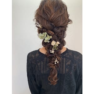 ルーズにまとめたカジュアルセット