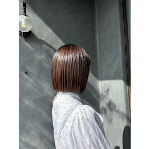 切りっぱなしボブ