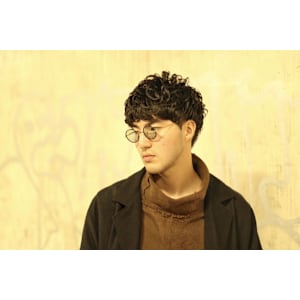 マッシュ×スパイラルパーマ