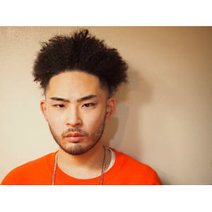 ２ブロック×アフロスタイル