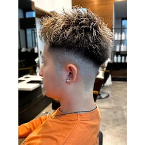 【IRIE 福岡】フェードハイライトメンズスタイル