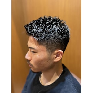 銀座　理容室　メンズカット　フェード