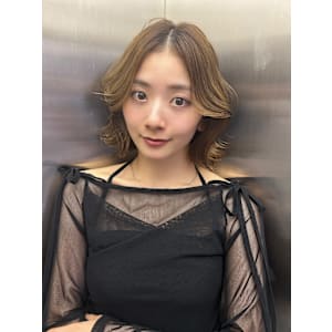 韓国風レイヤーボブ髪質改善トリートメント縮毛矯正仙台前髪