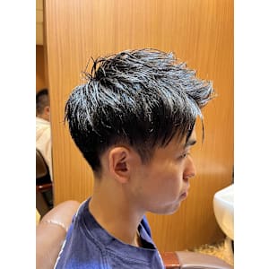 銀座　理容室　爽やかナチュラルショート