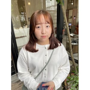 【ブリーチなしカラー/佐藤杏丸】