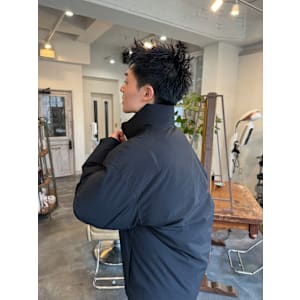 スパイキーショート/メンズカット/ナチュラルパーマ/