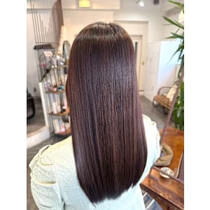 チョコレートカラー×縮毛矯正 髪質改善/10代20代30代