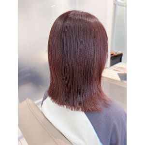 ぷつっと外ハネ/ピンクブラウン◎