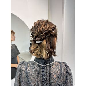 結婚式ヘア/結婚式参列ヘア/山手迎賓館/グランドホテル/元町