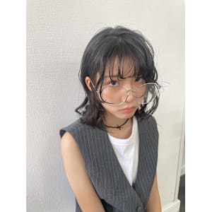 顔まわりレイヤー/顔まわりウルフ/レイヤーパーマ