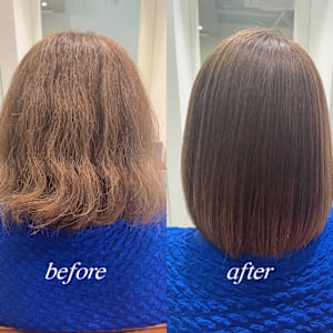 【before afterあり】髪質改善ストレート