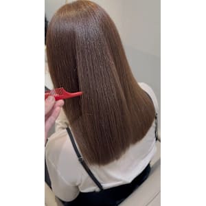 透明感マロンベージュ＠飛鳥