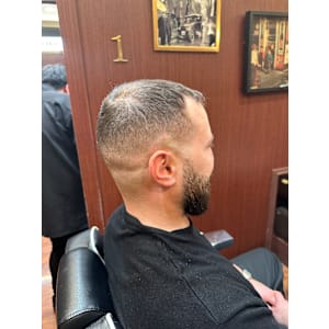 MEN'Sアッシュニュアンスパーマ韓国マッシュスペインカール