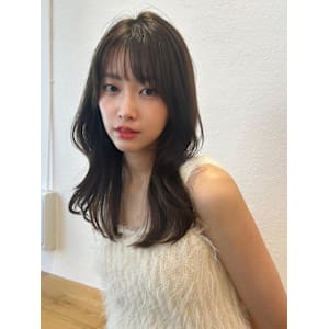 20代30代髪質改善モカベージュナチュラル