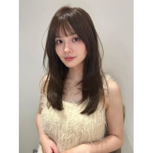 チョコレートブラウンワンカールレイヤー