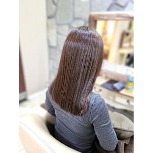 透明感×ブラウン