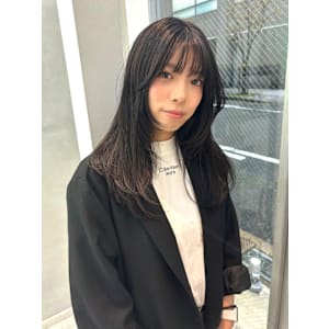 【KARIN】レイヤーカット×ダークグレーカラー