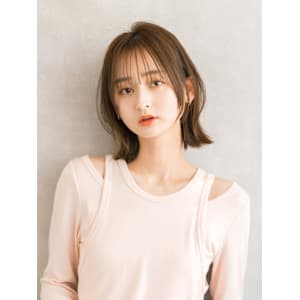 シアーカラー☆レイヤーカット☆小顔レイヤーボブ