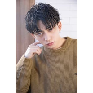 【小久保style】メンズカットツーブロックツイストウルフ