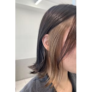 インナーカラー/ベージュ