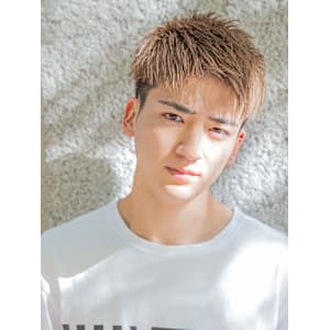 【小久保style】メンズカットツーブロックツイストウルフ