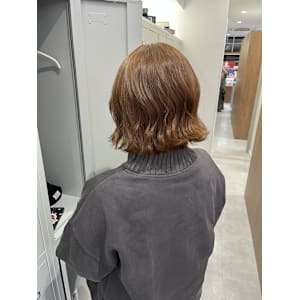 ブリーチなし明るめカラー！