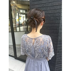 お呼ばれアレンジ