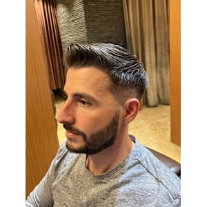 銀座　理容室　フェードカット　海外ヘア　外国人ヘア