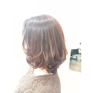 デジタルパーマ+カラー