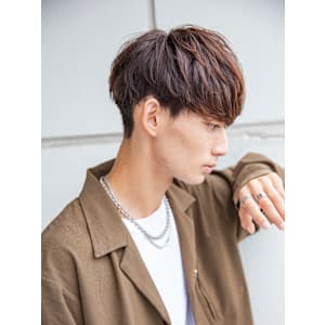 【小久保style】メンズカットツーブロックツイストウルフ