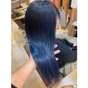 お客様髪質改善データ1465（ブルーブラック）