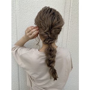 あみおろし結婚式ヘアセット池袋韓国ヘア