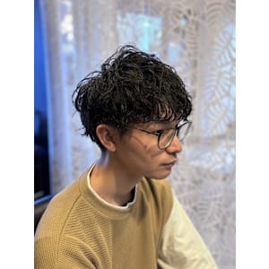 イケメン度爆上がり！！ツイストスパイラルパーマ☆