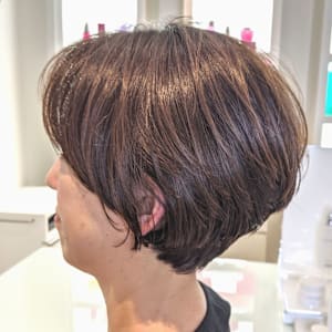 白髪染め&ナチュラルハイライト