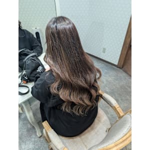 ブラウンロングヘアーでイメチェン！