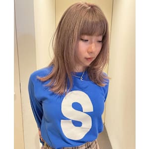 一度は憧れるハイトーンカラー/ミルクティーベージュカラー