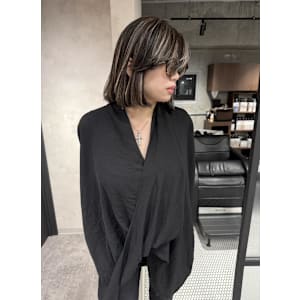 ★ワンブリーチで創るハイライトデザイン★