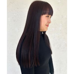 ぱっつんロング