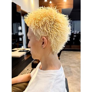 【IRIE 福岡】ハイトーンスパイキーショート