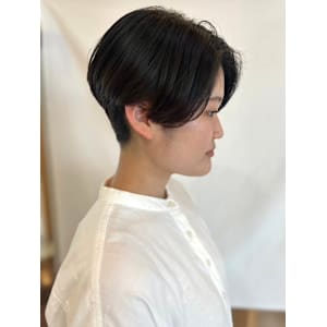 【MICHI 富田店　西村亜矢】ハンサムショート　ツヤ髪