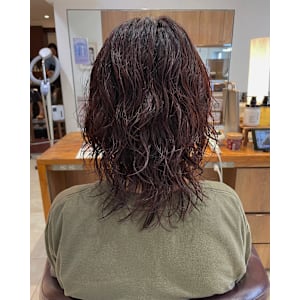 【似合わせカット＋ナチュラルパーマ】