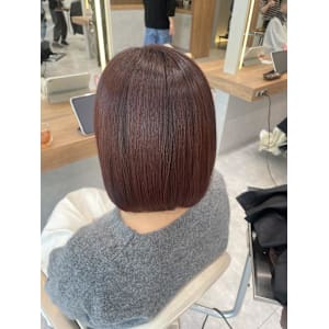 秋冬レッドカラー