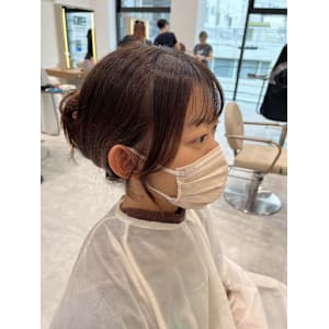 小顔にしたい方必見！顔まわりカット！