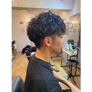 メンズパーマ×guest style