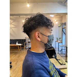 メンズパーマ×guest style