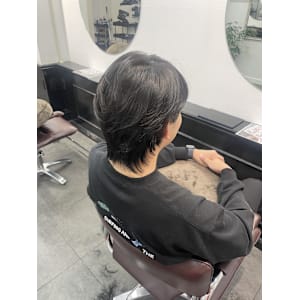 メンズウルフカット/メンズカット/ハッシュカット