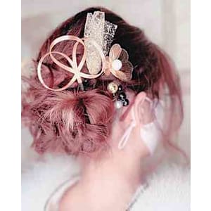 お着物、パーティー、ヘアセット