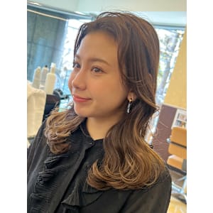 ★30代40代韓国風レイヤーカット根元パーマ髪質改善