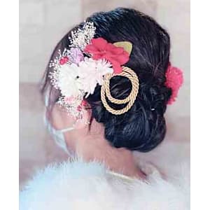 お着物、パーティー、ヘアセット