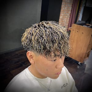 ツイスパ金メッシュ